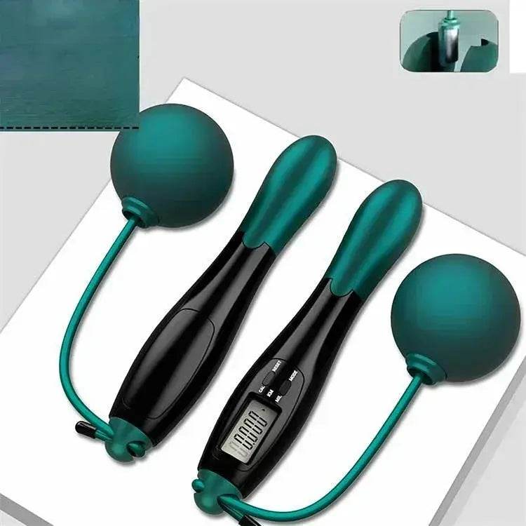 Steel PVC Counting Jump Rope with Intelligent Electronic Counter - Fit2Great