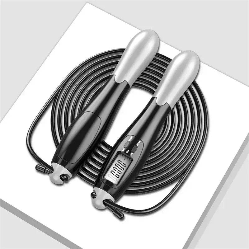 Steel PVC Counting Jump Rope with Intelligent Electronic Counter - Fit2Great