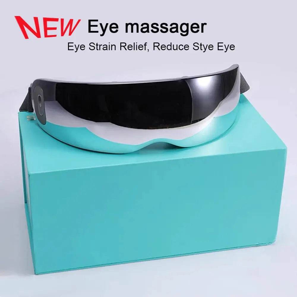 Super Relax Eye Massager – 12-Head Heat & Vibration Therapy - Fit2Great
