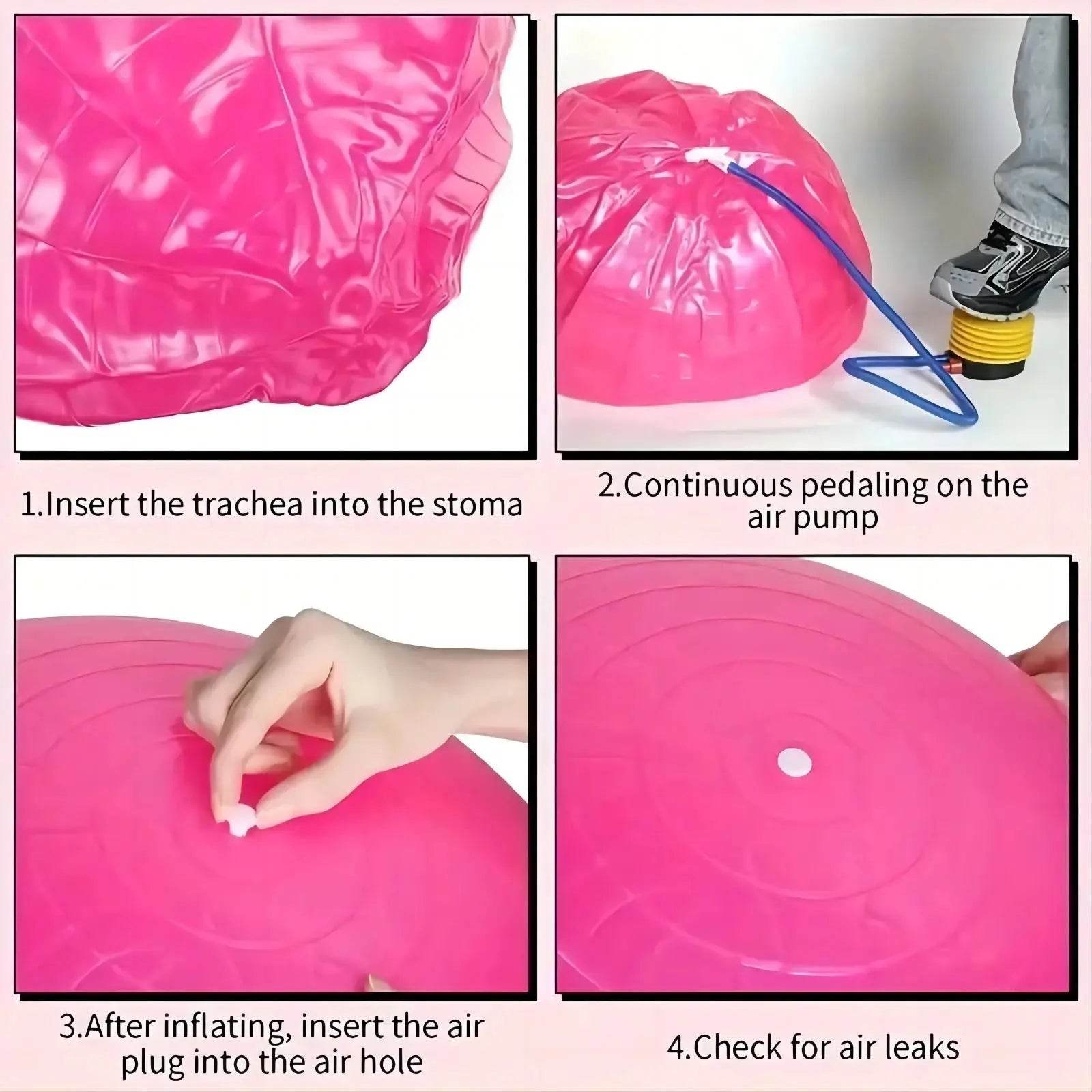Thickened PVC Fitness Yoga Ball – Durable & Explosion-Proof - Fit2Great