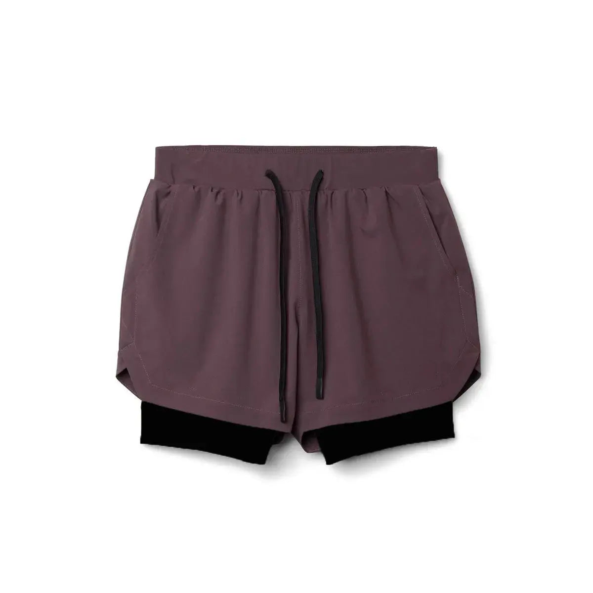 2025 Men's Breathable Double-Layer Running Shorts Quick-Dry Beach Fitness Gym Exercise 2-in-1 Shorts for Sports And Running Fit2Great