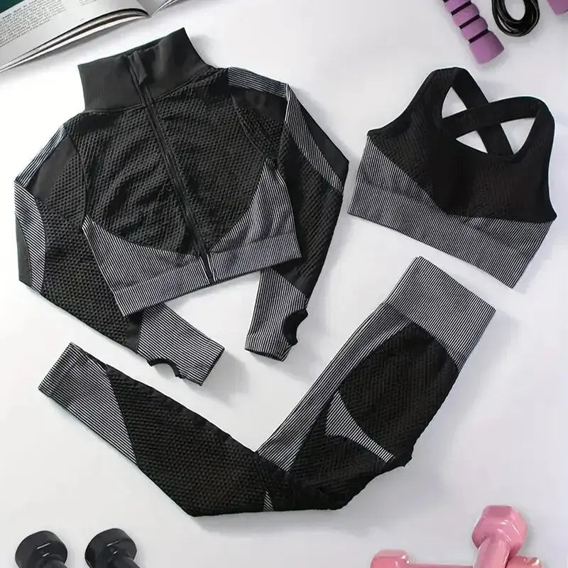 3-Piece Fitness Set - Comfort & Style - Fit2Great