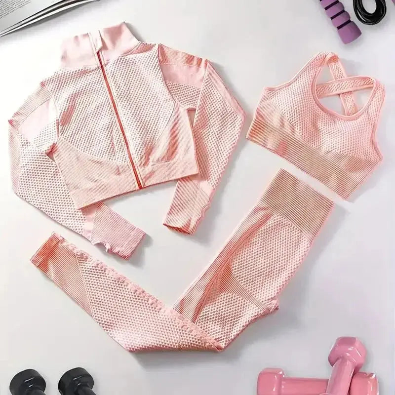 3-Piece Fitness Set - Comfort & Style - Fit2Great