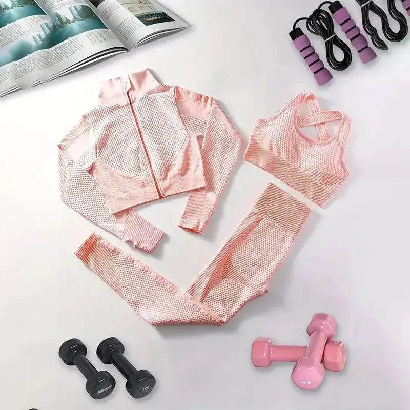 3-Piece Fitness Set - Comfort & Style - Fit2Great