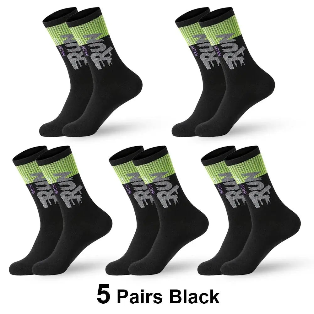 5 Pairs Organic Cotton Men’s Socks - Fit2Great