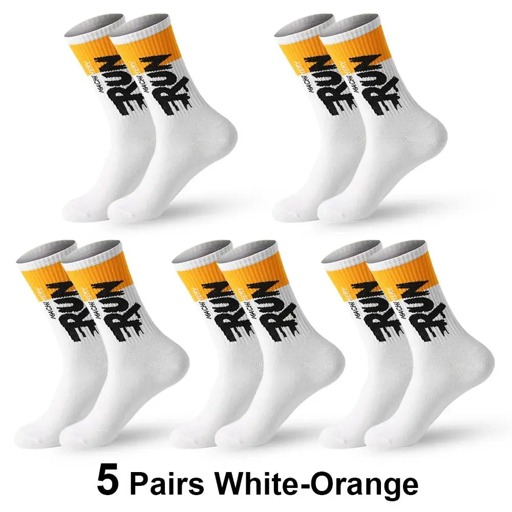 5 Pairs Organic Cotton Men’s Socks - Fit2Great