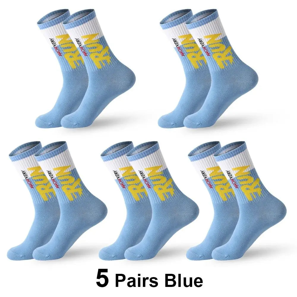 5 Pairs Organic Cotton Men’s Socks - Fit2Great