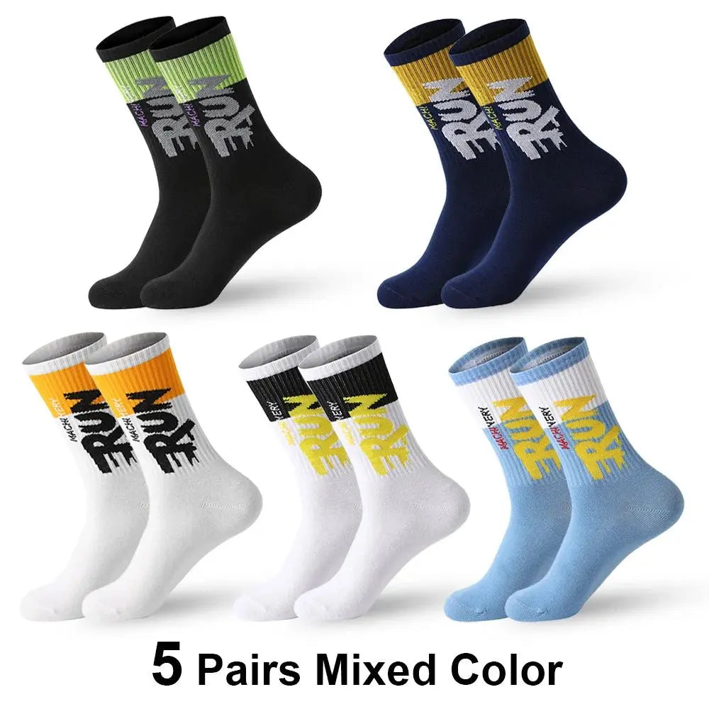 5 Pairs Organic Cotton Men’s Socks - Fit2Great