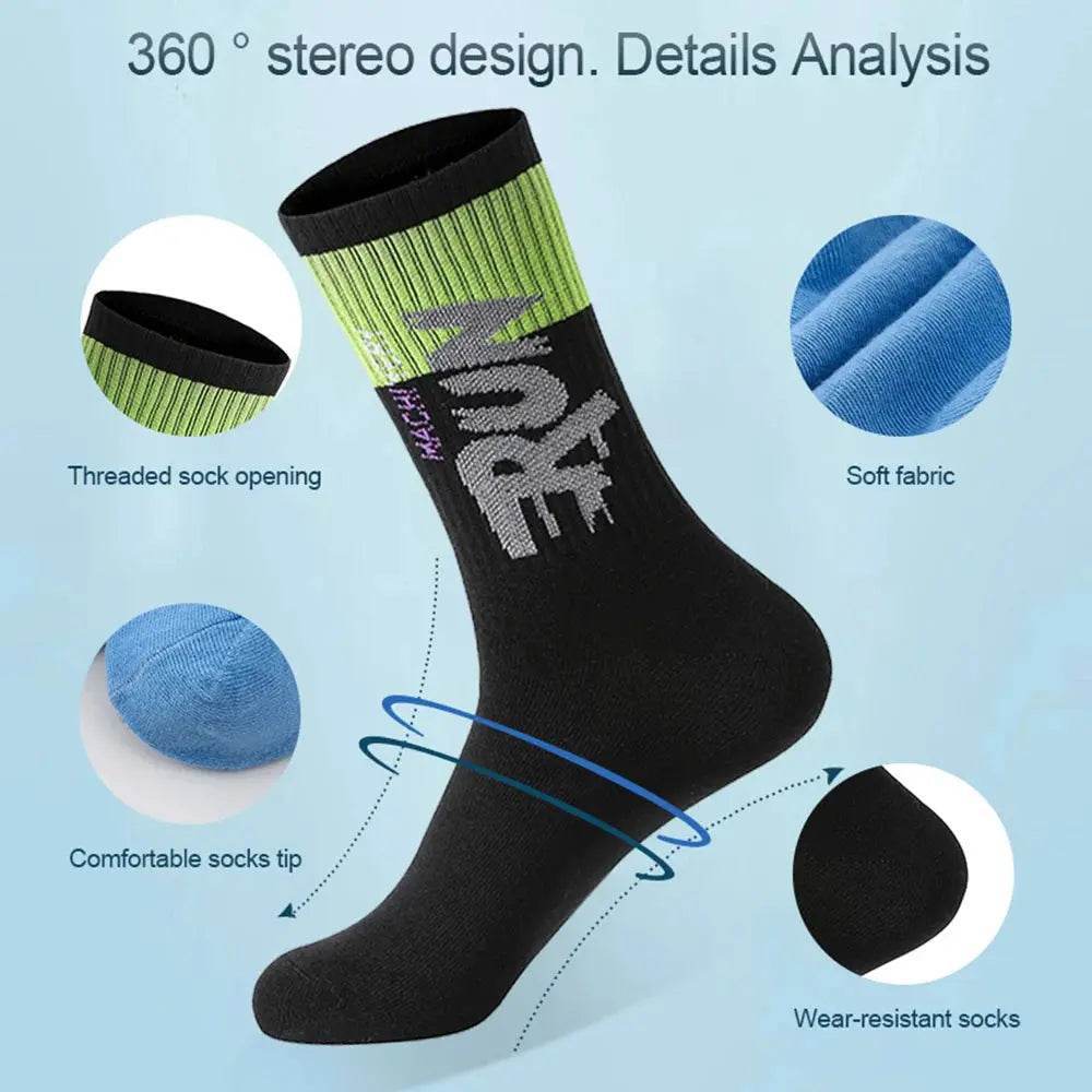 5 Pairs Organic Cotton Men’s Socks - Fit2Great