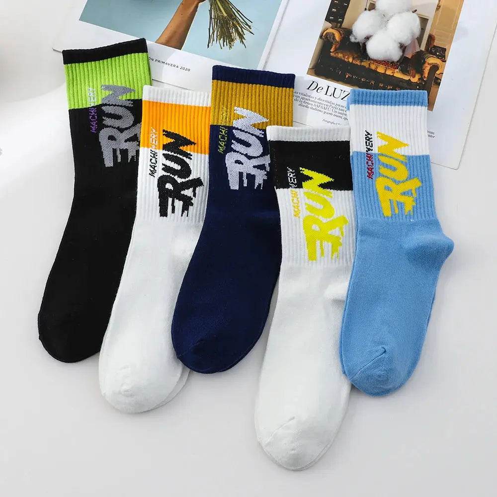 5 Pairs Organic Cotton Men’s Socks - Fit2Great