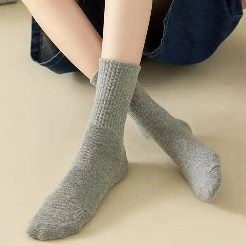6 Pairs Women’s Mid Socks – Soft, Breathable & Comfortable - Fit2Great