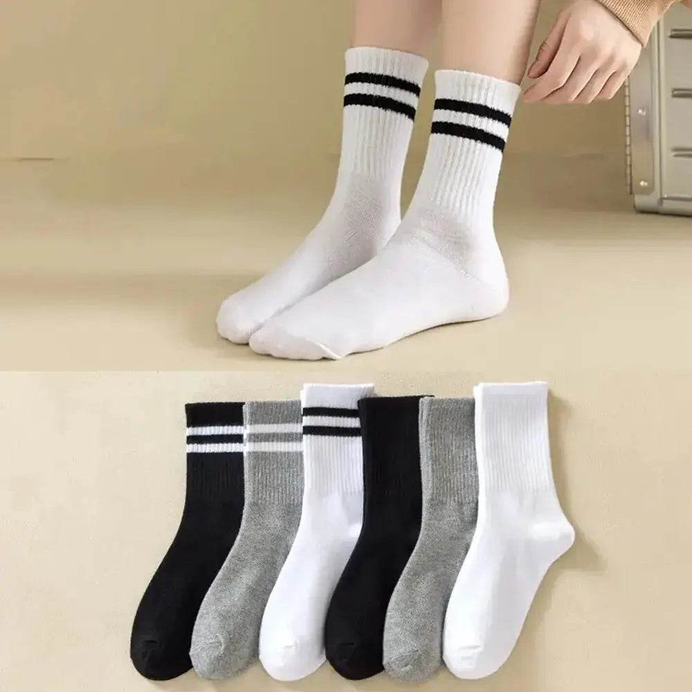 6 Pairs Women’s Mid Socks – Soft, Breathable & Comfortable - Fit2Great