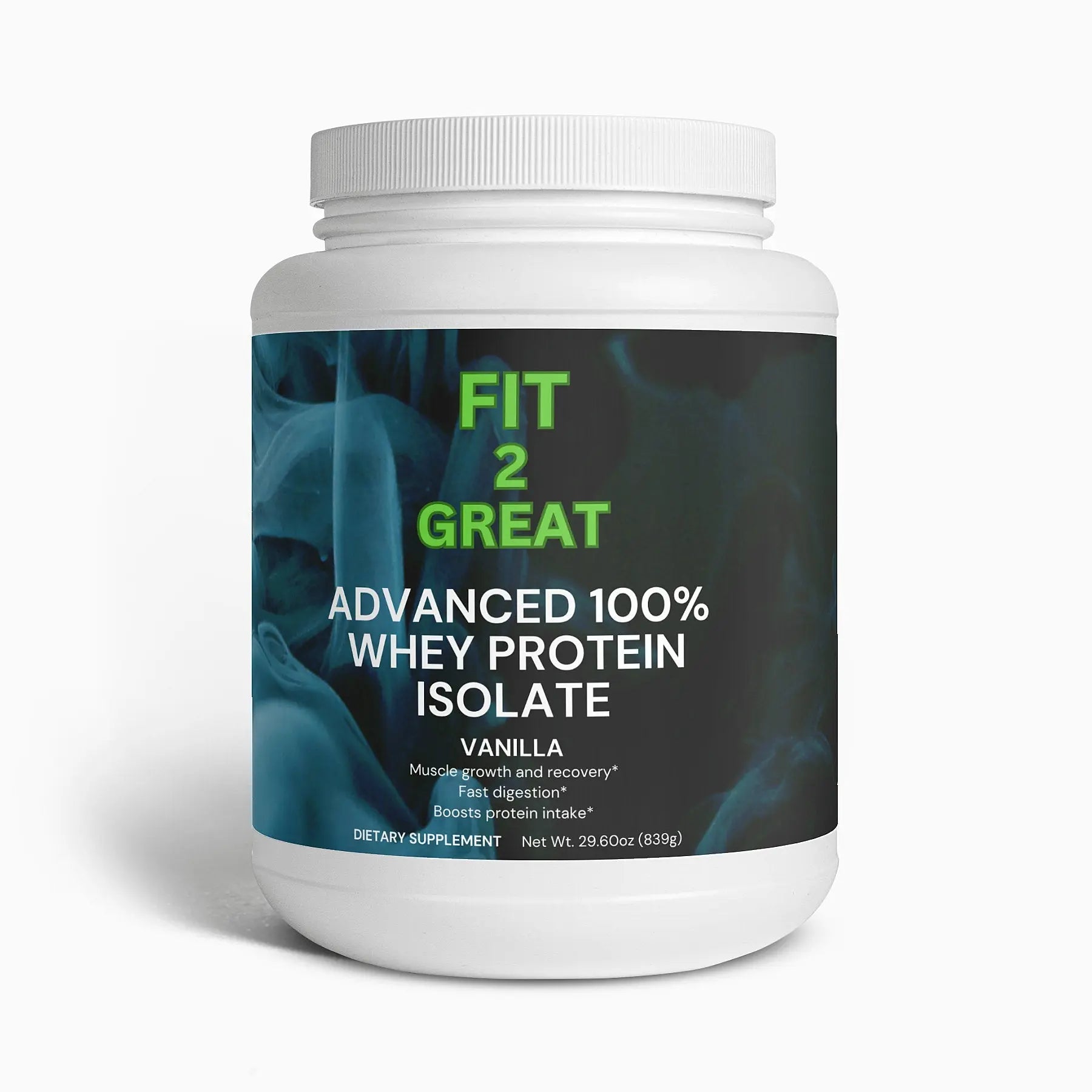 Advanced 100% Whey Protein Isolate (Vanilla) - Fit2Great