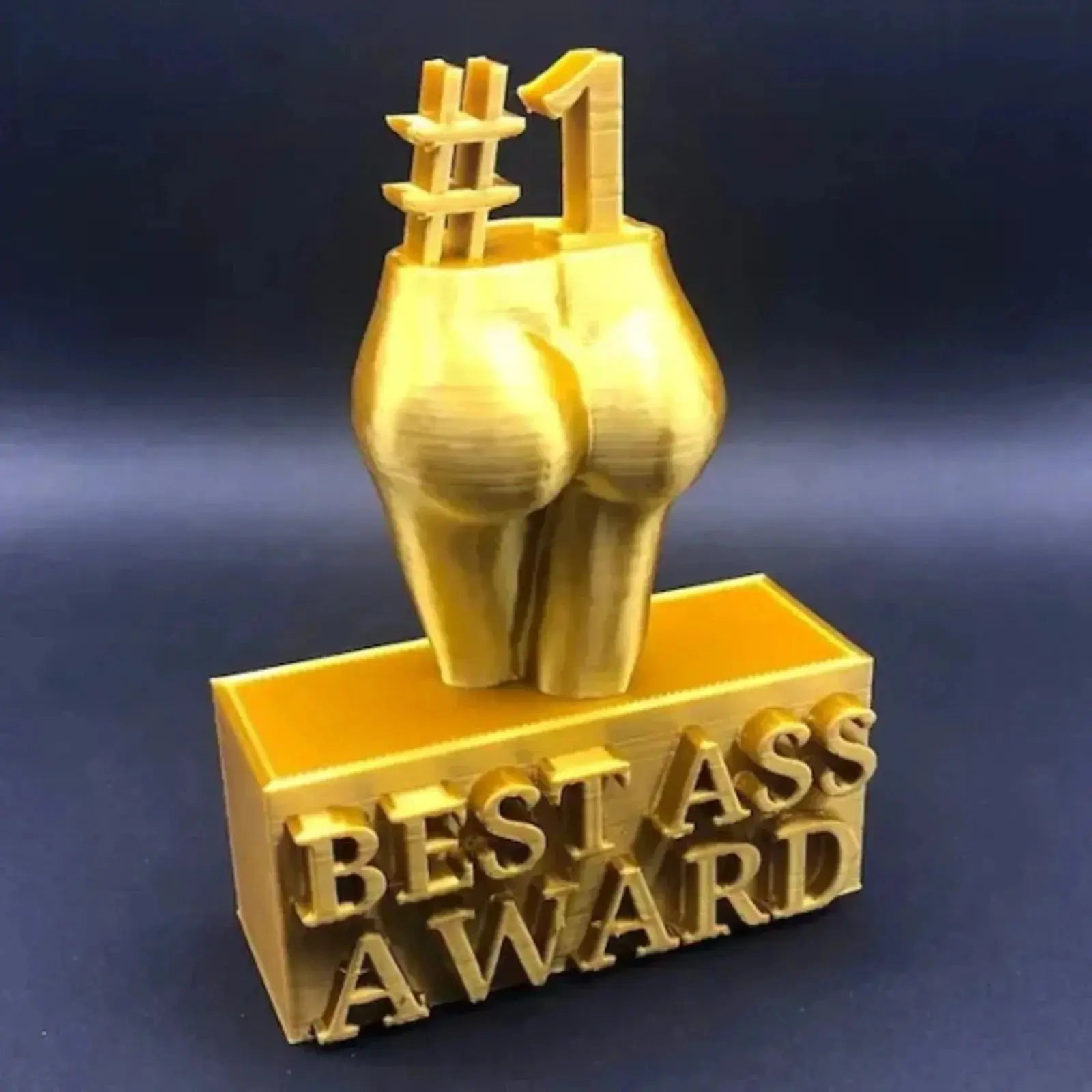 Best Ass Award Creative Best Boobs Award   Gold Ornament Trophy Statue Funny Creativity Resin Home Decorations Gifts Fit2Great