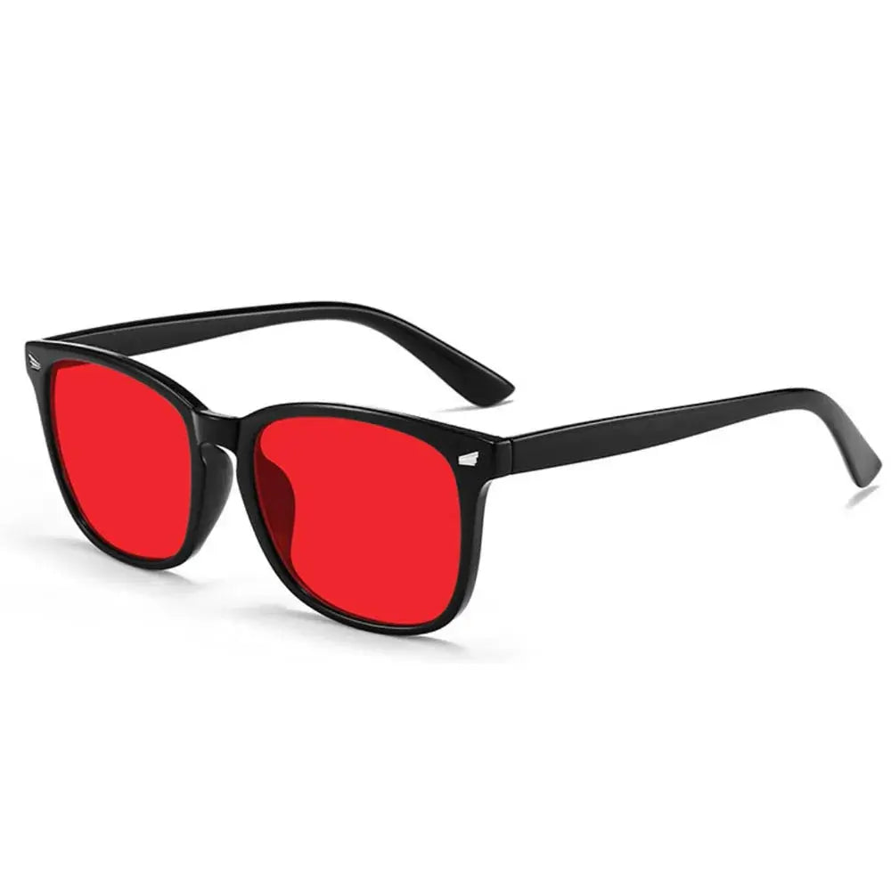 Blue Light Glasses For Blue Light Blocking Red Lens For Computer Gaming Reduce Eyestrain Bluelight Glasses Men Sleep Glasses Fit2Great