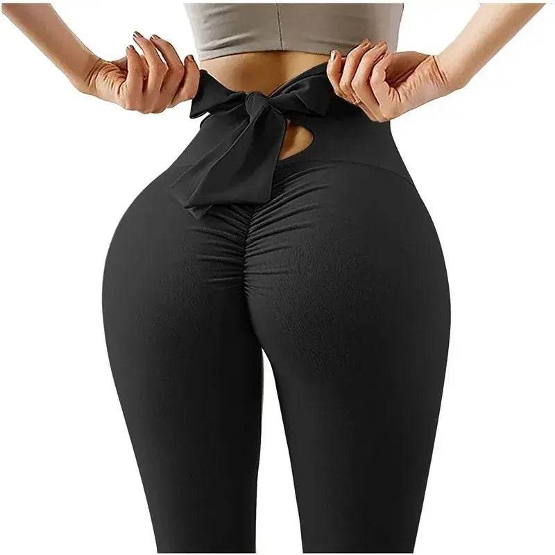 Bow Tie Yoga Pants - Fit2Great