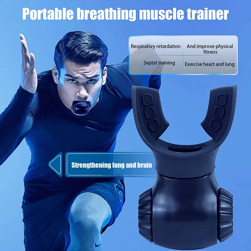 Breathing Trainer Lung Respirator Fitness Equipment Respiratory Silicone High Altitude Training Outdoor Expiratory Exercise Tool Fit2Great