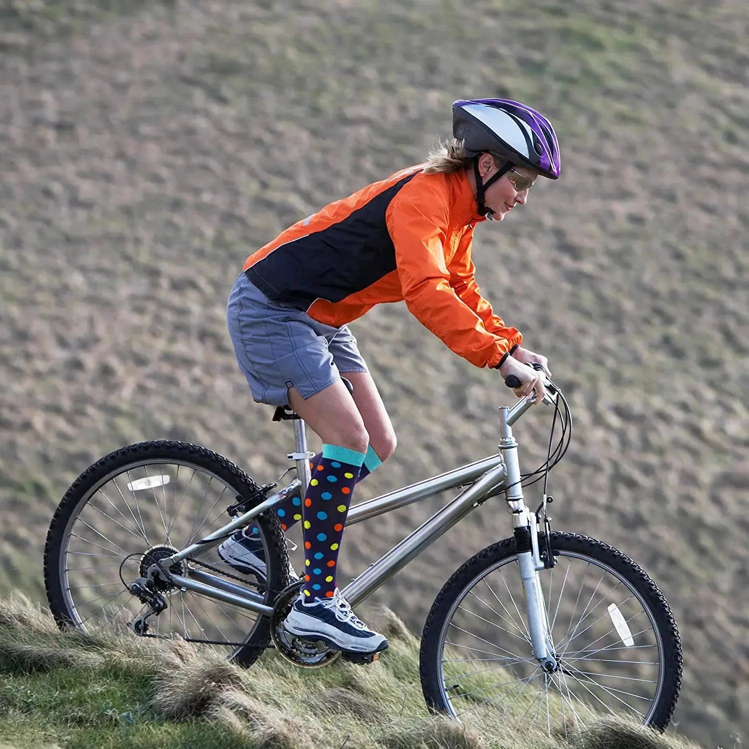 Compression Socks Running Men's Sports Socks Anti Fatigue Pain Relief 20-30 Mmhg Women's Nurses Fitness Golf Rugby Basketball Fit2Great