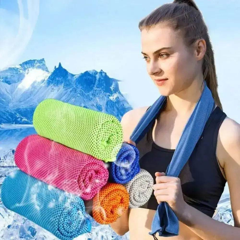 Cooling Microfiber Quick-Dry Towel for Gym, Sports & Outdoor | 30x80cm - Fit2Great