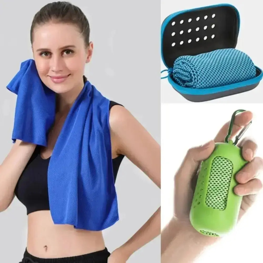 Cooling Microfiber Quick-Dry Towel for Gym, Sports & Outdoor | 30x80cm - Fit2Great