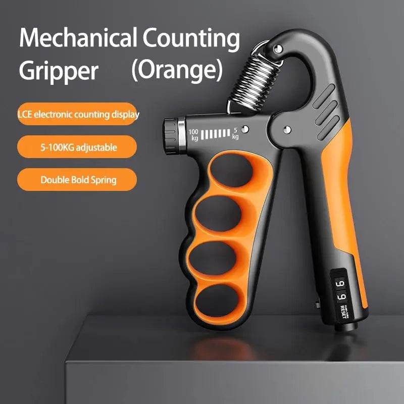 Fit2Great Adjustable 5–100kg Grip Strength Trainer – Hand & Forearm Workout Tool - Fit2Great