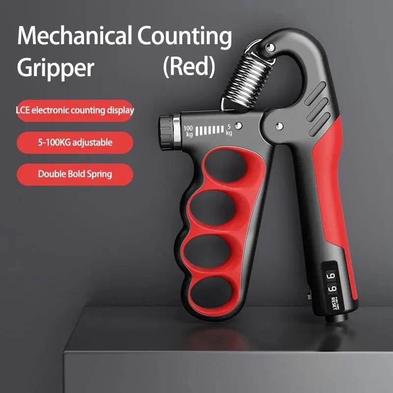 Fit2Great Adjustable 5–100kg Grip Strength Trainer – Hand & Forearm Workout Tool - Fit2Great