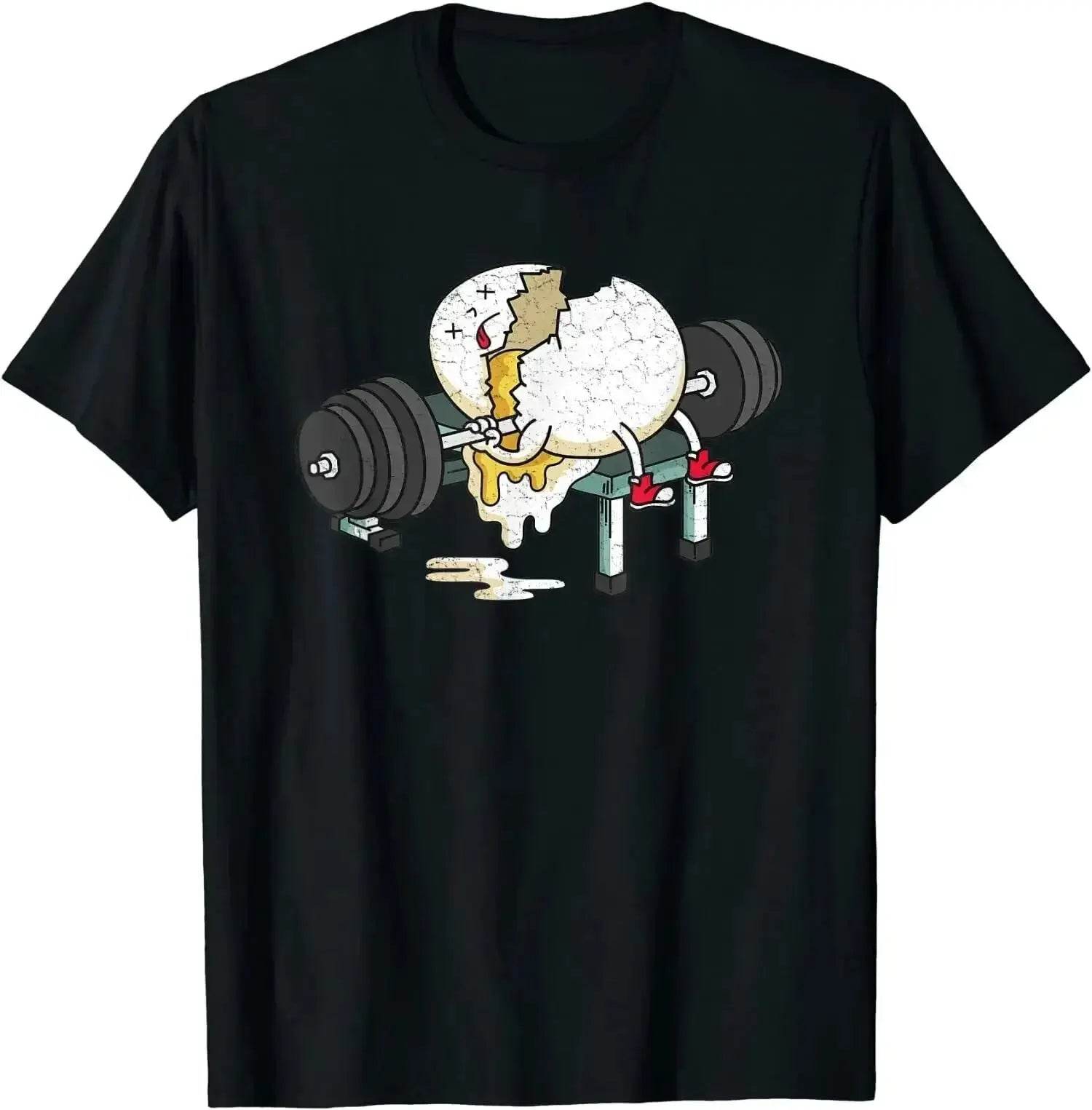 Funny Egg Fitness T-Shirt – Humorous Workout Design - Fit2Great