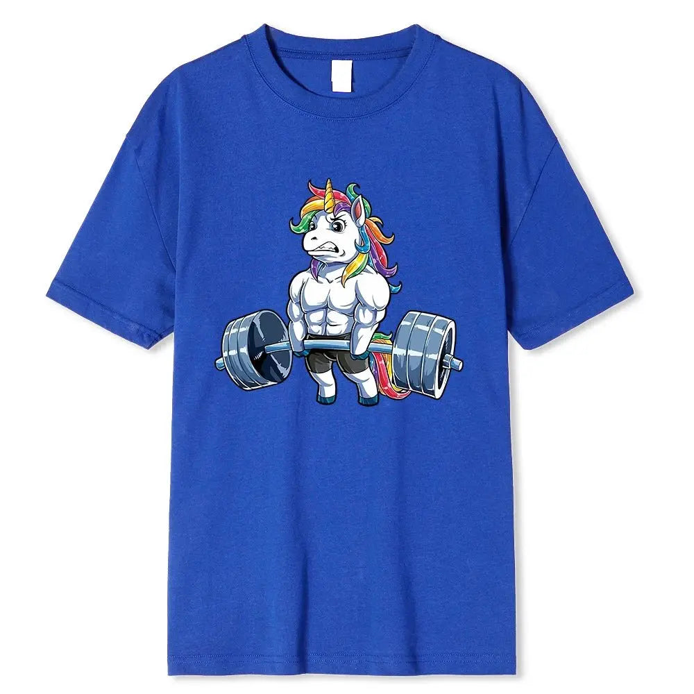 Funny Gym Unicorn Fitness Shirt - Fit2Great