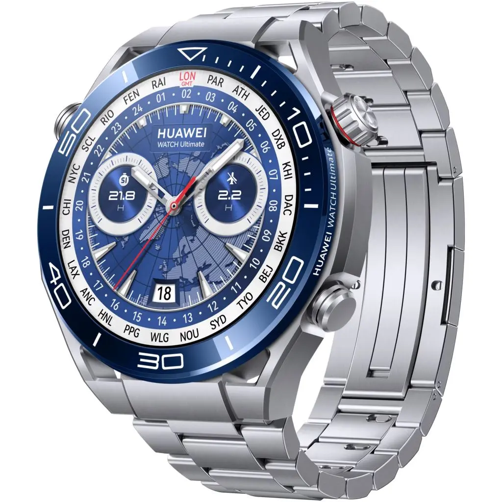 Huawei WATCH Ultimate 3,81 cm (1.5") LTPO 48 mm Hybridní 466 x 466 px Nerezová ocel GPS (55020AGG) Huawei