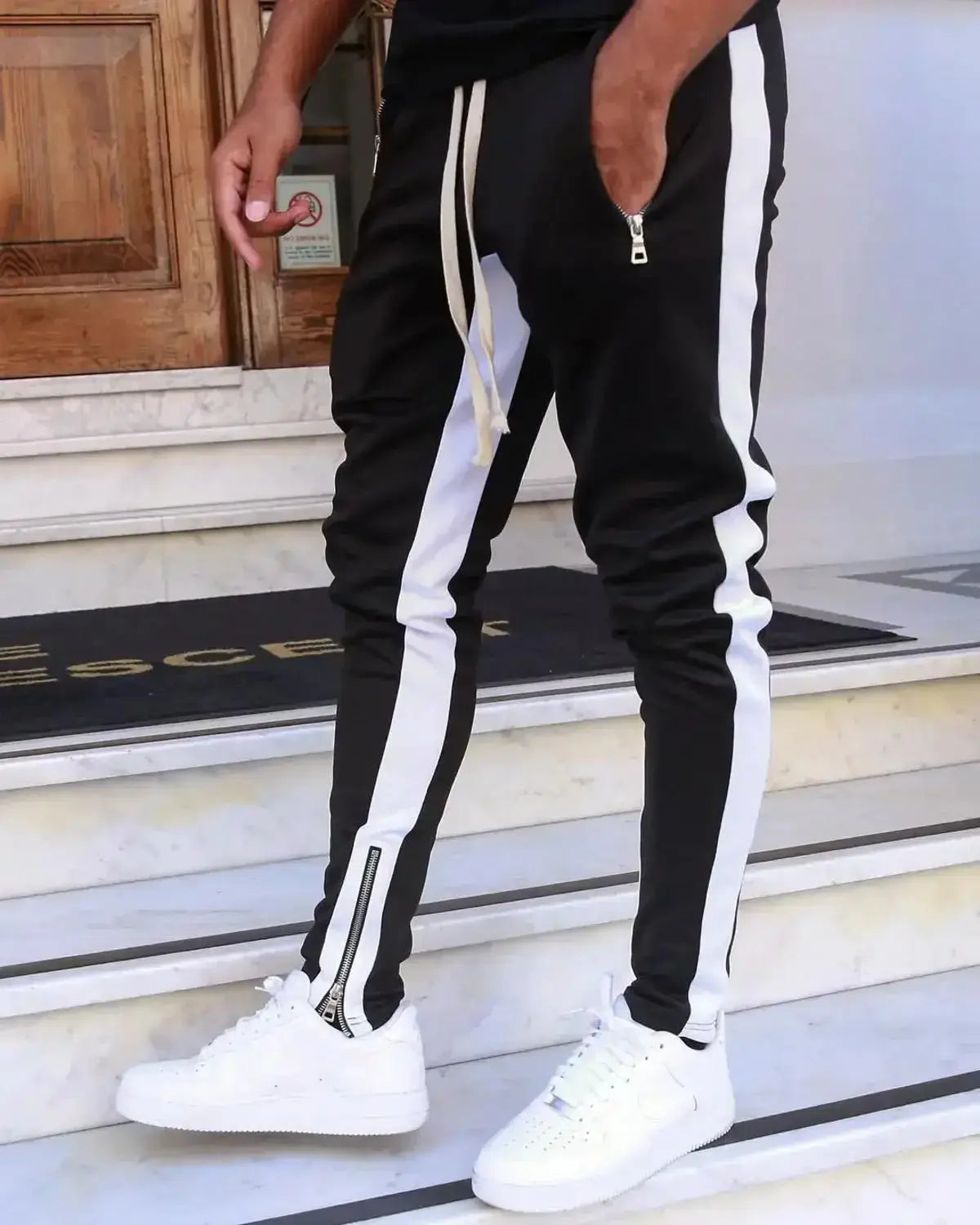 Mens Cotton Track Pants - Fit2Great