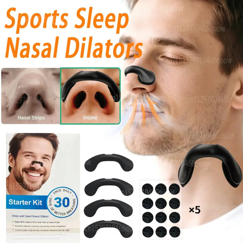 Nasal Dilator Starter Kit | Reusable Nose Breathing Dilators for Sleep & Sports Fit2Great