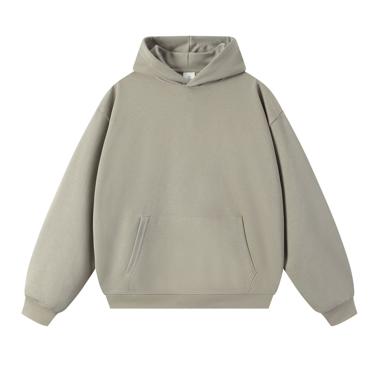 Sweatshirt 380g Terry Spring and Autumn American Style Thin Drop Shoulder Loose Fit Solid Color Hoodie for Men Trendy Versatile Fit2Great