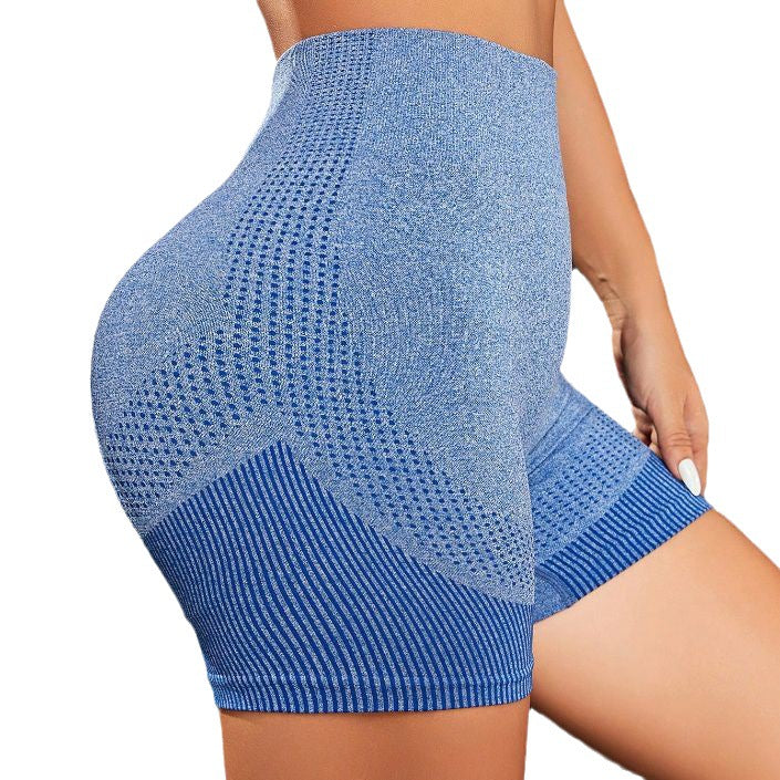 Vest Line Fitness Shorts Women's Hip Three-point Pants Peach Quick-drying Compression Tight High Waist Yoga Running Summer Fit2Great