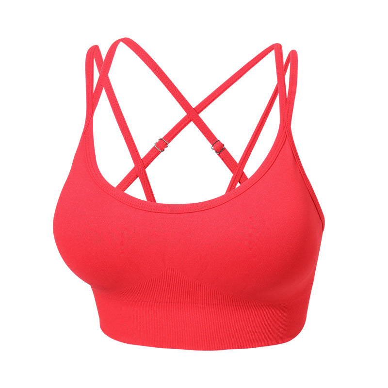 Cross-Back Sports Bra & High-Waist Leggings Fit2Great