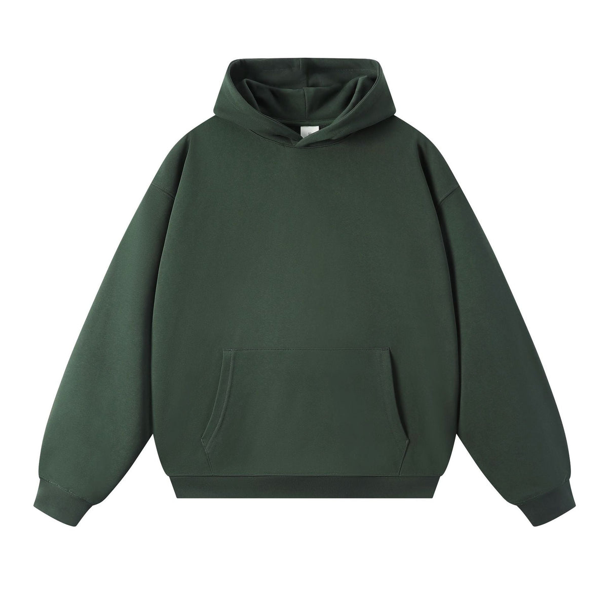 Sweatshirt 380g Terry Spring and Autumn American Style Thin Drop Shoulder Loose Fit Solid Color Hoodie for Men Trendy Versatile Fit2Great