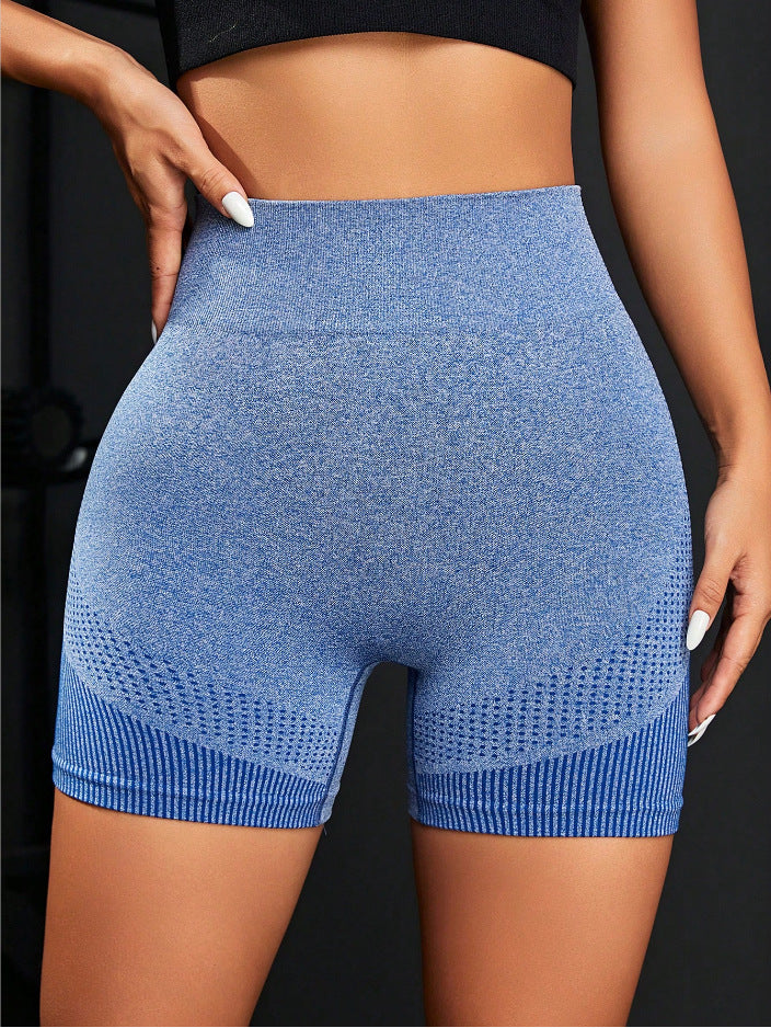 Vest Line Fitness Shorts Women's Hip Three-point Pants Peach Quick-drying Compression Tight High Waist Yoga Running Summer Fit2Great