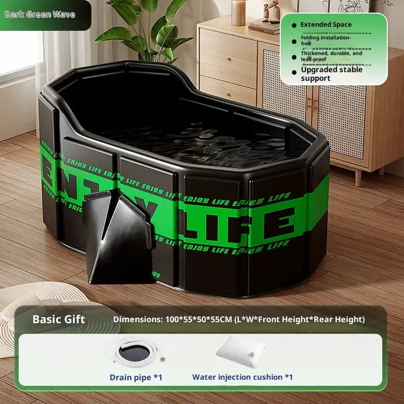 Portable Foldable Ice Bath Tub | Cold Water Therapy Recovery Bath