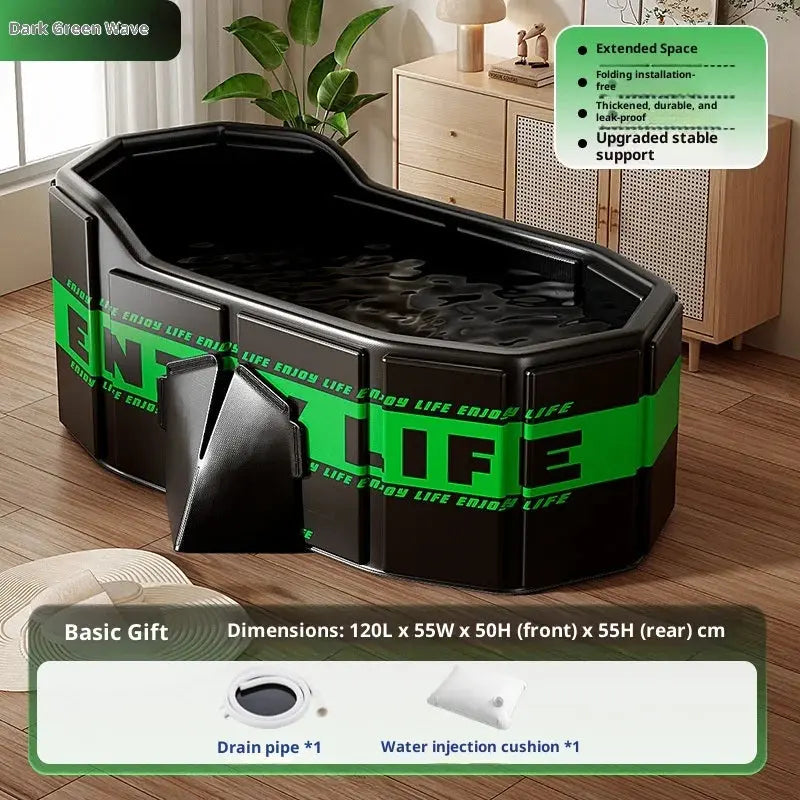Portable Foldable Ice Bath Tub | Cold Water Therapy Recovery Bath