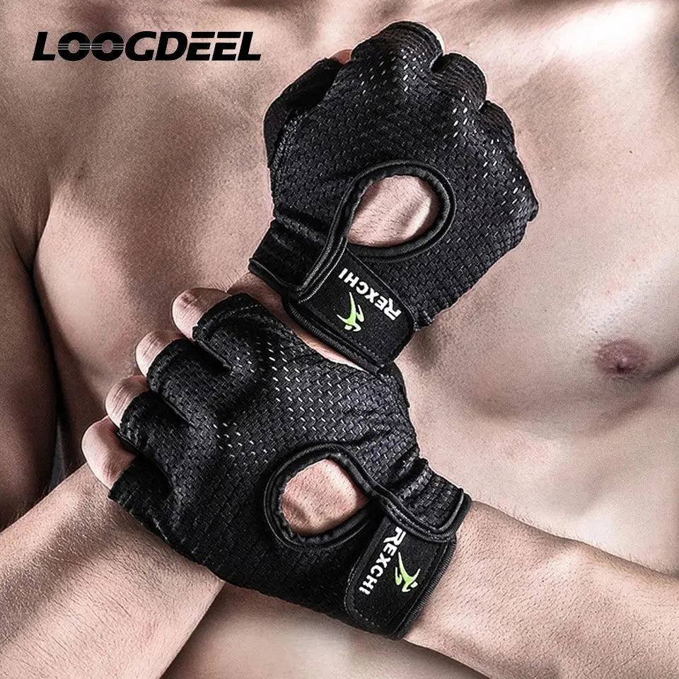 Professional Fitness Gloves Weight Lifting Half Finger - Fit2Great