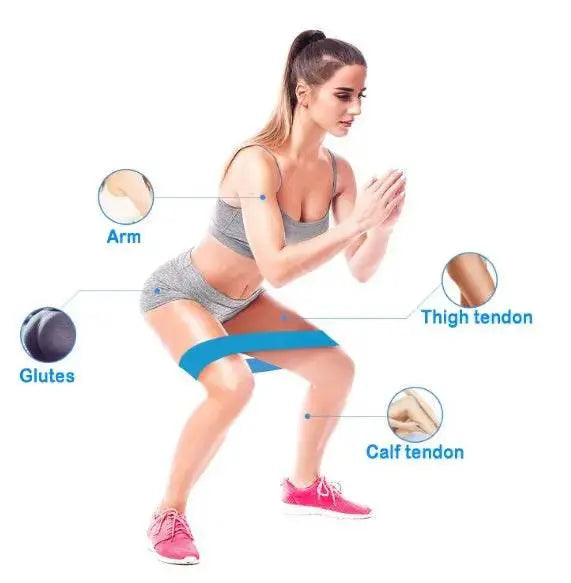 Resistance Bands Sealing Elastic Booty Sport Bodybuilding Rubber Band For Fitness Gym Leagues Equipment Sports Mini Yoga - Fit2Great