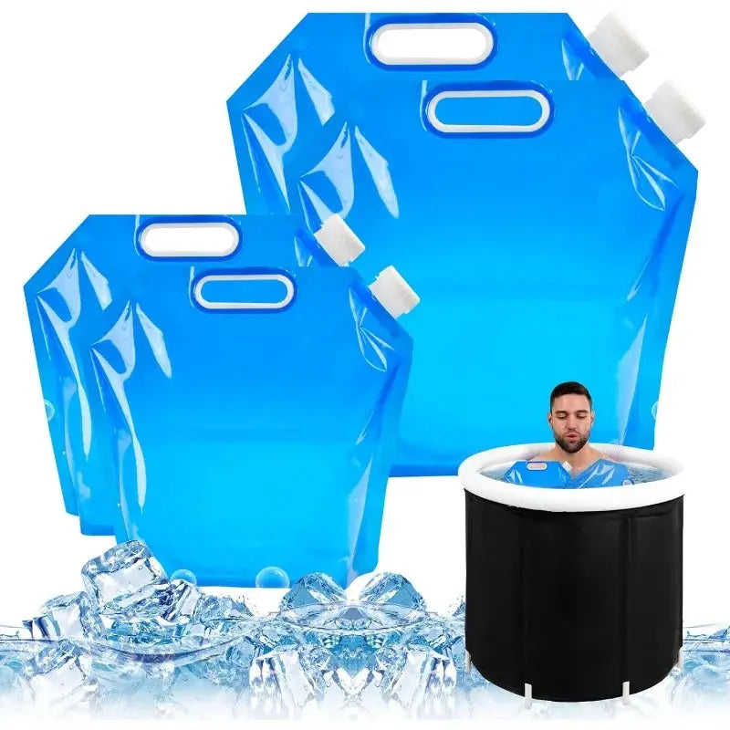 Reusable Ice Bath Bags for Cold Plunge | 5L & 10L Portable Freezer Water Bags