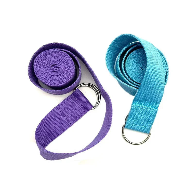 Adjustable D-Ring Buckle Yoga Strap