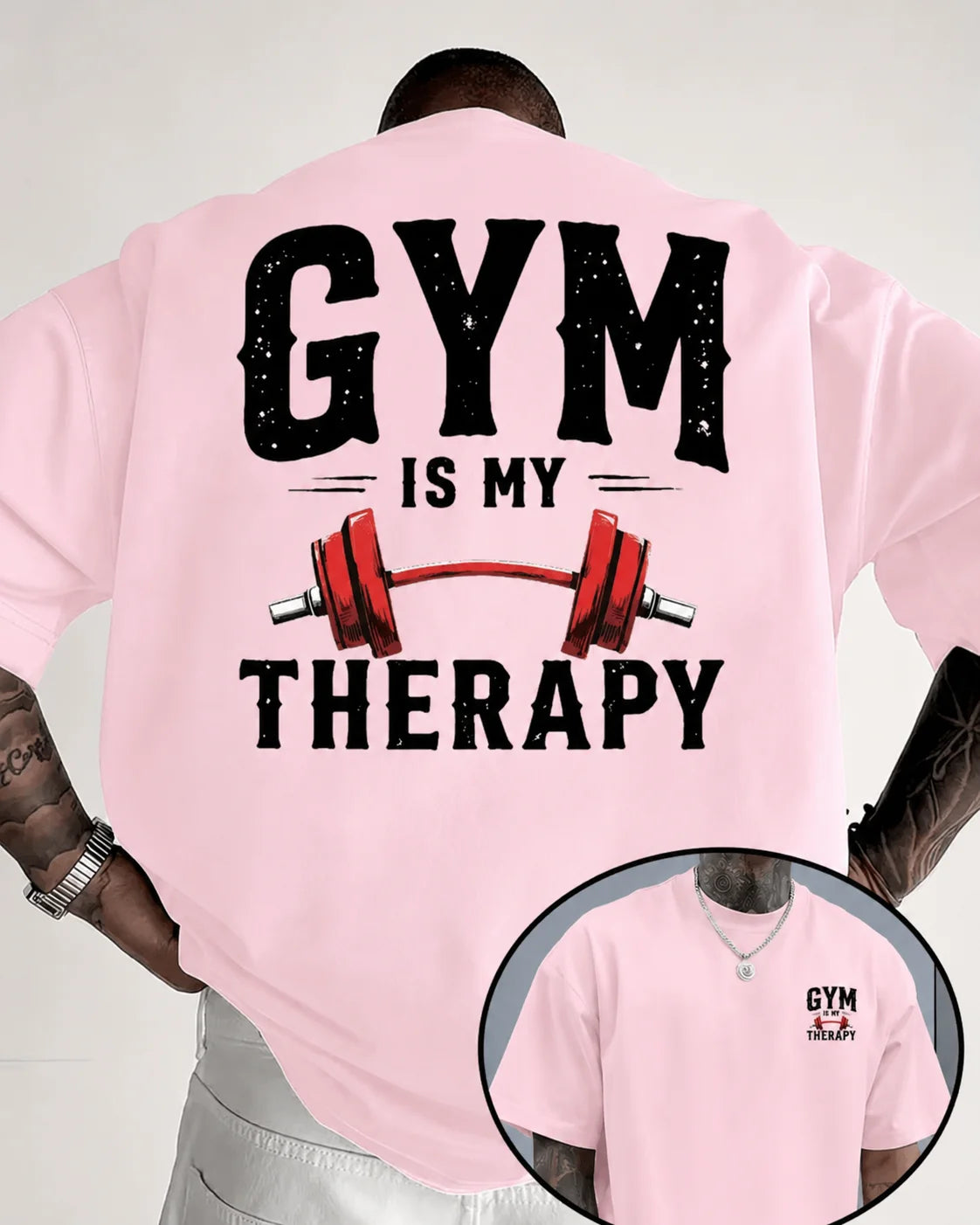 Men's Gym Relax Print T Shirt Soft Breathable Fitness Tee with Bold Workout Graphics Men's Clothing Summer Short Sleeve T-Shirt Fit2Great