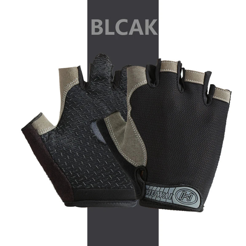 Breathable Anti Slip Half Finger Gloves