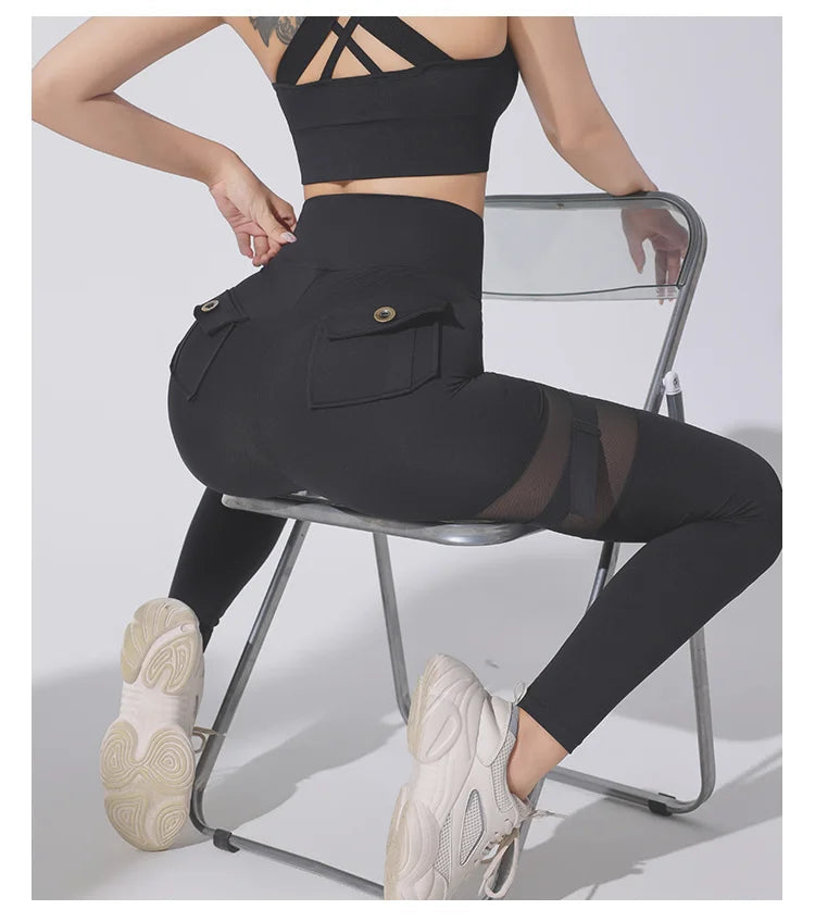 Woman  New Style Hot Gym Wears Gym Training Sports  Cut Leggings Fitness Women   Rise  Yoga Tights Fit2Great