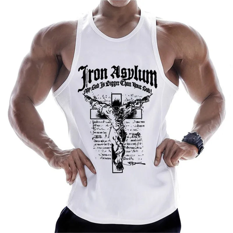 Fitness Clothing  Men Muscle Shirt  Cotton Men Tank Top Workout Bodybuilding Men Sportwear Tank Top Sleeveless Vest Fit2Great