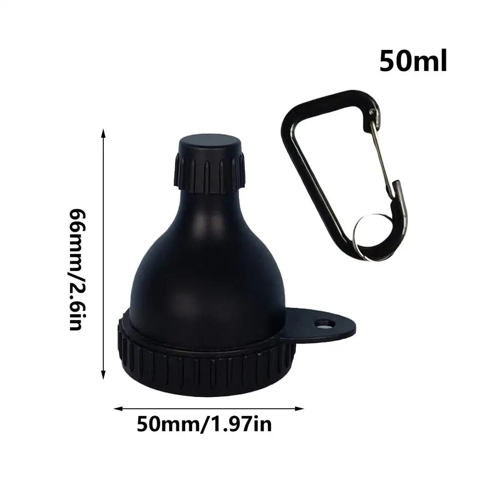 Portable Mini Protein Powder Container with Keychain – Travel Supplement Storage Cup