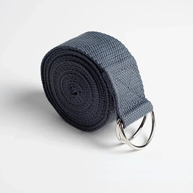 Adjustable D-Ring Buckle Yoga Strap