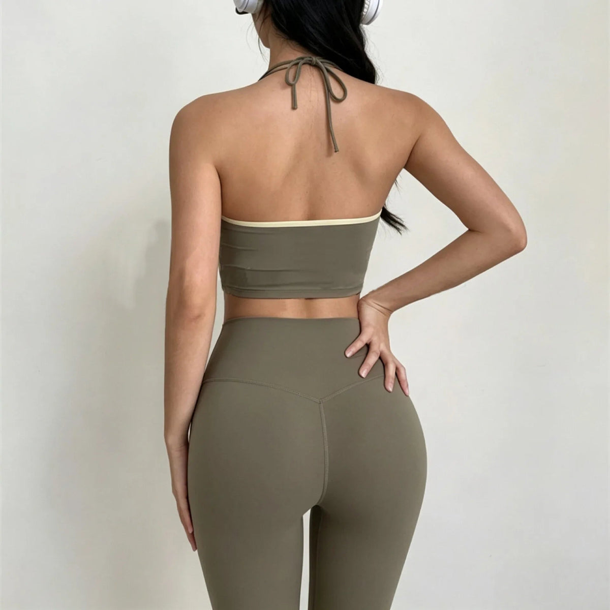 Women Tracksuit Trim Sports Suit For Women Tight-Fitting Beauty Back Yoga Outfit Outdoor Fitness Sportswear Leggings Set XP177 Fit2Great
