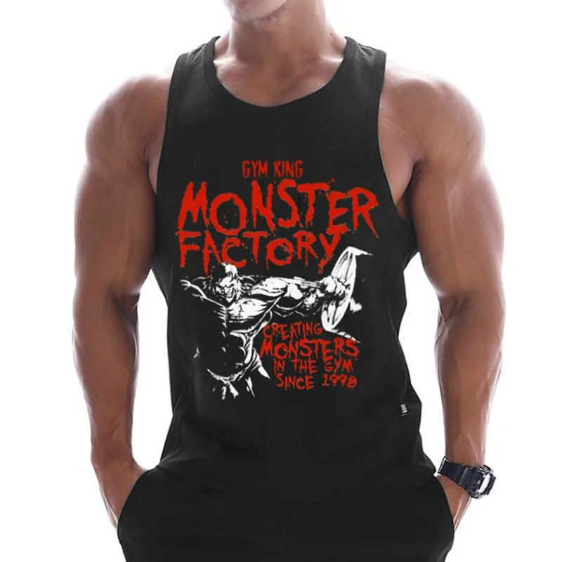 Fitness Clothing  Men Muscle Shirt  Cotton Men Tank Top Workout Bodybuilding Men Sportwear Tank Top Sleeveless Vest Fit2Great